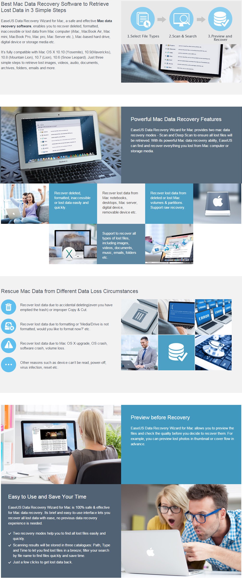 EaseUS Data Recovery Wizard for Mac Feature
